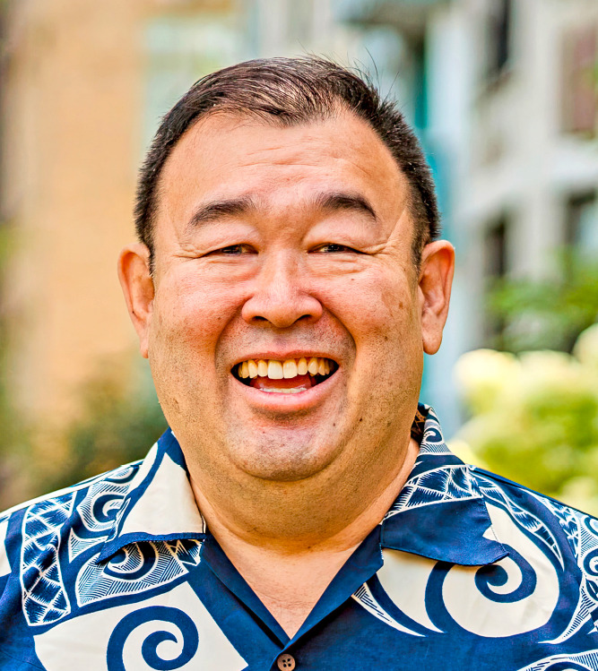 man smiling
